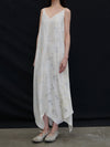Mutedance 25 Spring/Summer Linen/Silk Printed Long Skirt MD-MD25SS115-HOARY MD25SS113
